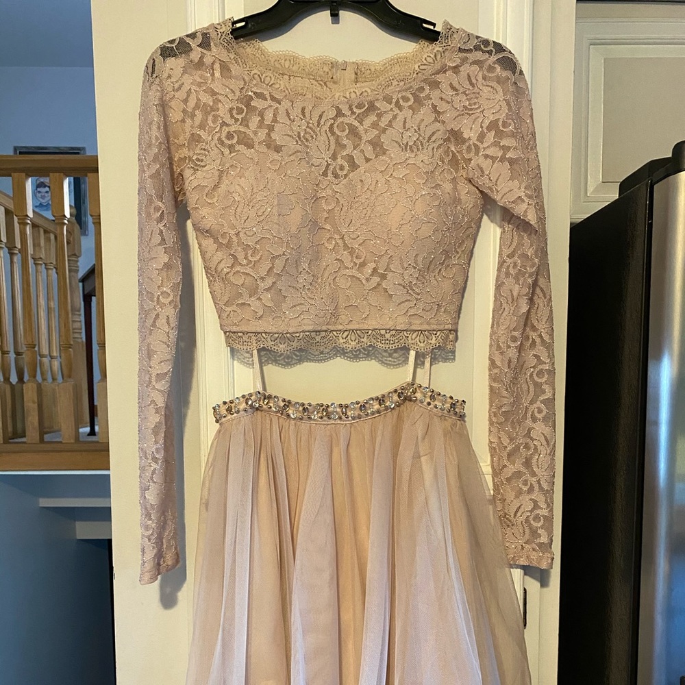 Short 2-piece Homecoming Dress